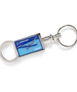 737 Jetliner valet keychain