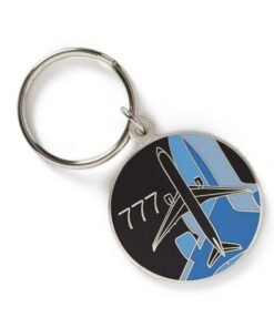 777Jetliner offset print keychain