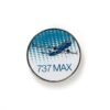 exclusive round 737 MAX pin